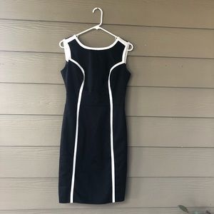 Worthington Black White Dress, size 4